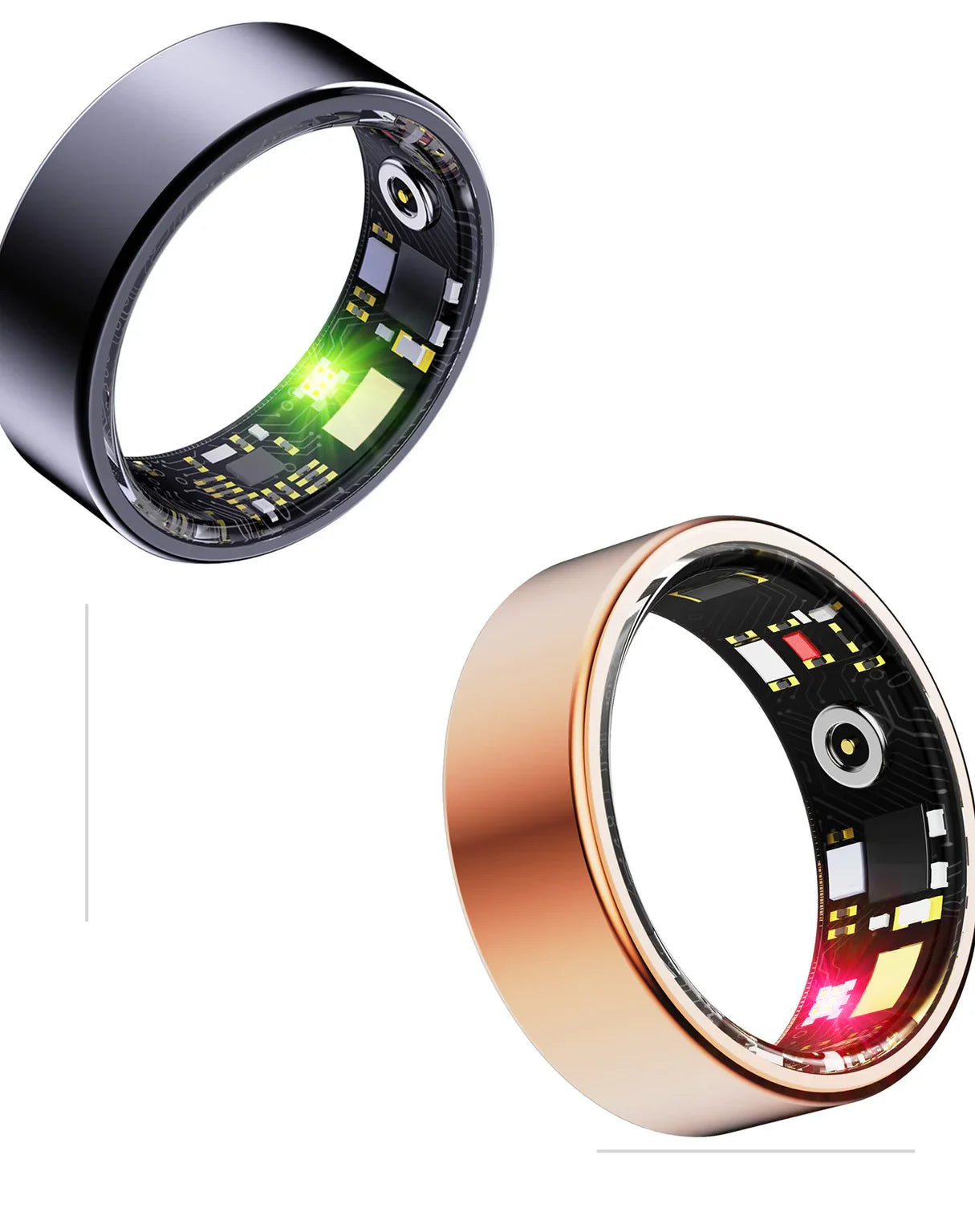 Smart fitnessring för hälsa och aktivitetsspårning