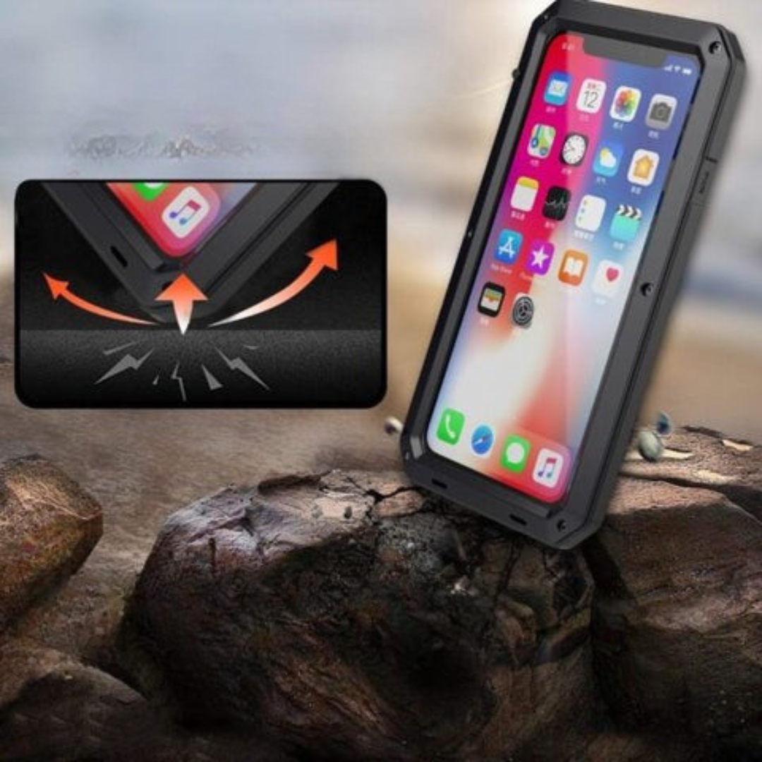 Reptåligt iPhone-skyddsfodral med perfekt passform