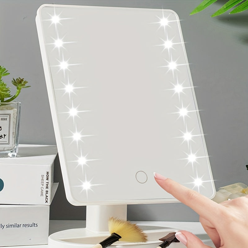 LED Sminkspegel med Justerbar Touchbelysning
