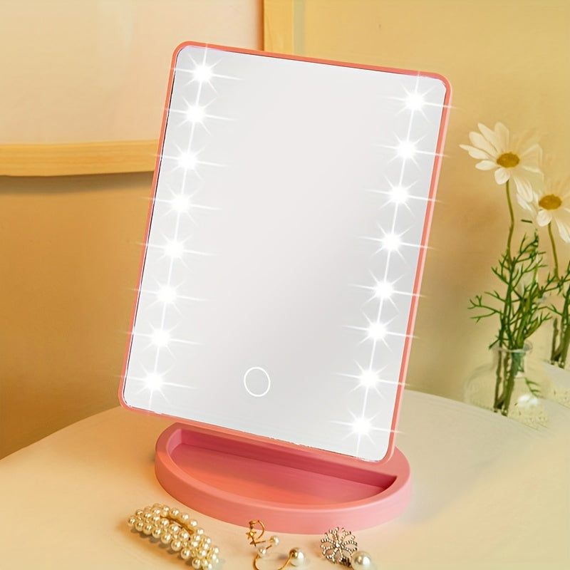 LED Sminkspegel med Justerbar Touchbelysning