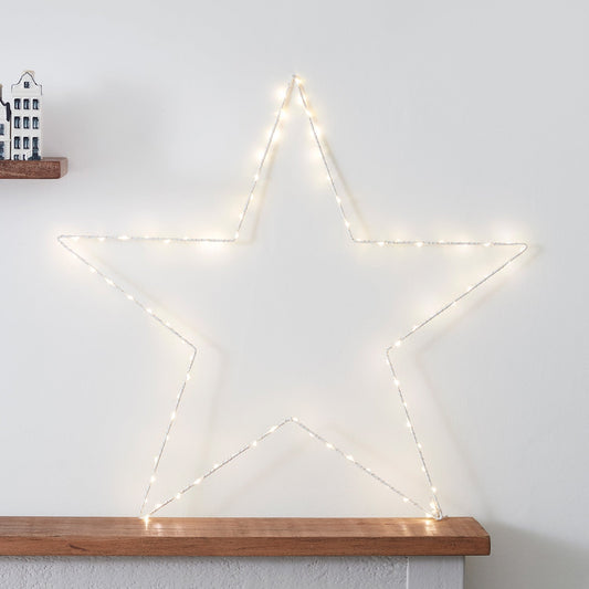 Stämningsfull LED Stjärna Fönsterlampa till Jul