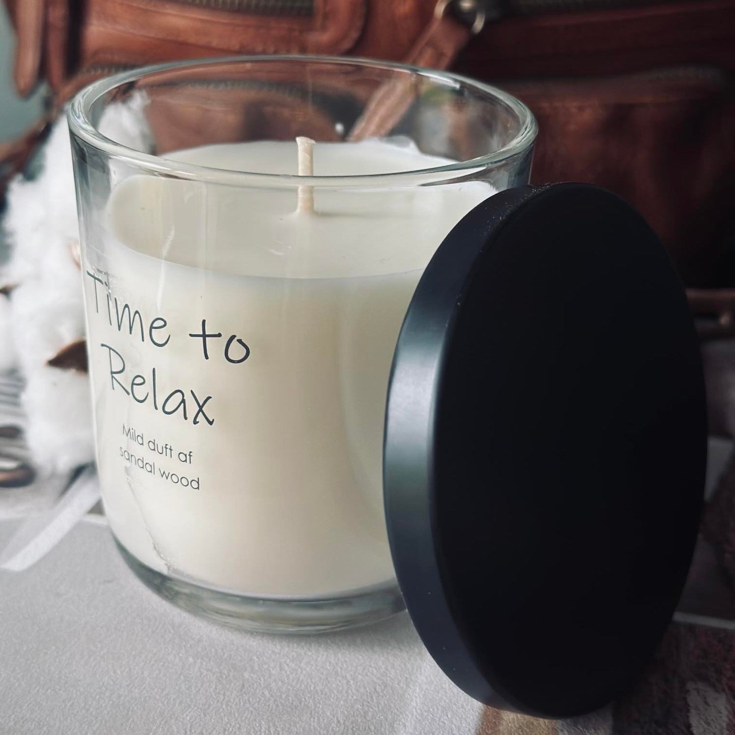 Duftlys Voks Smelter med Sandalwood - Langvarig Afslapning