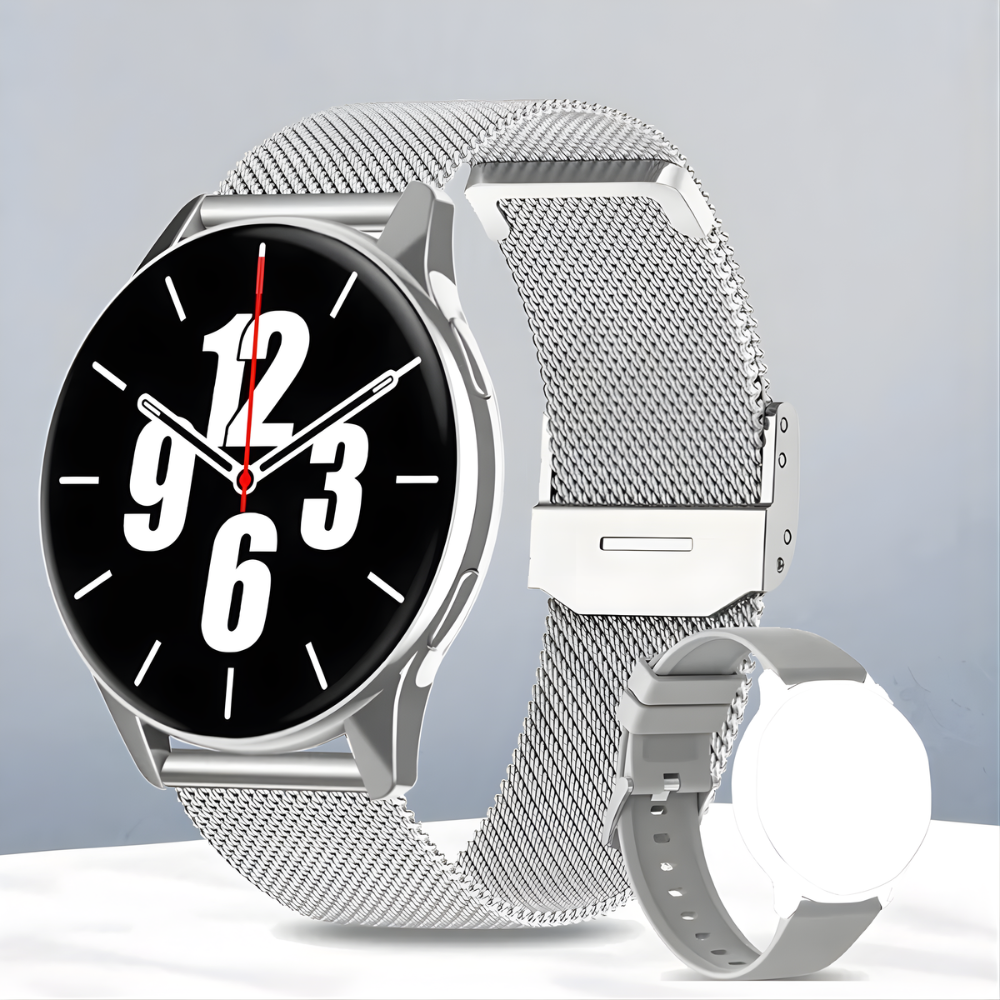 Dame Smartwatch med AMOLED & 100+ Sportsfunktioner, IP68