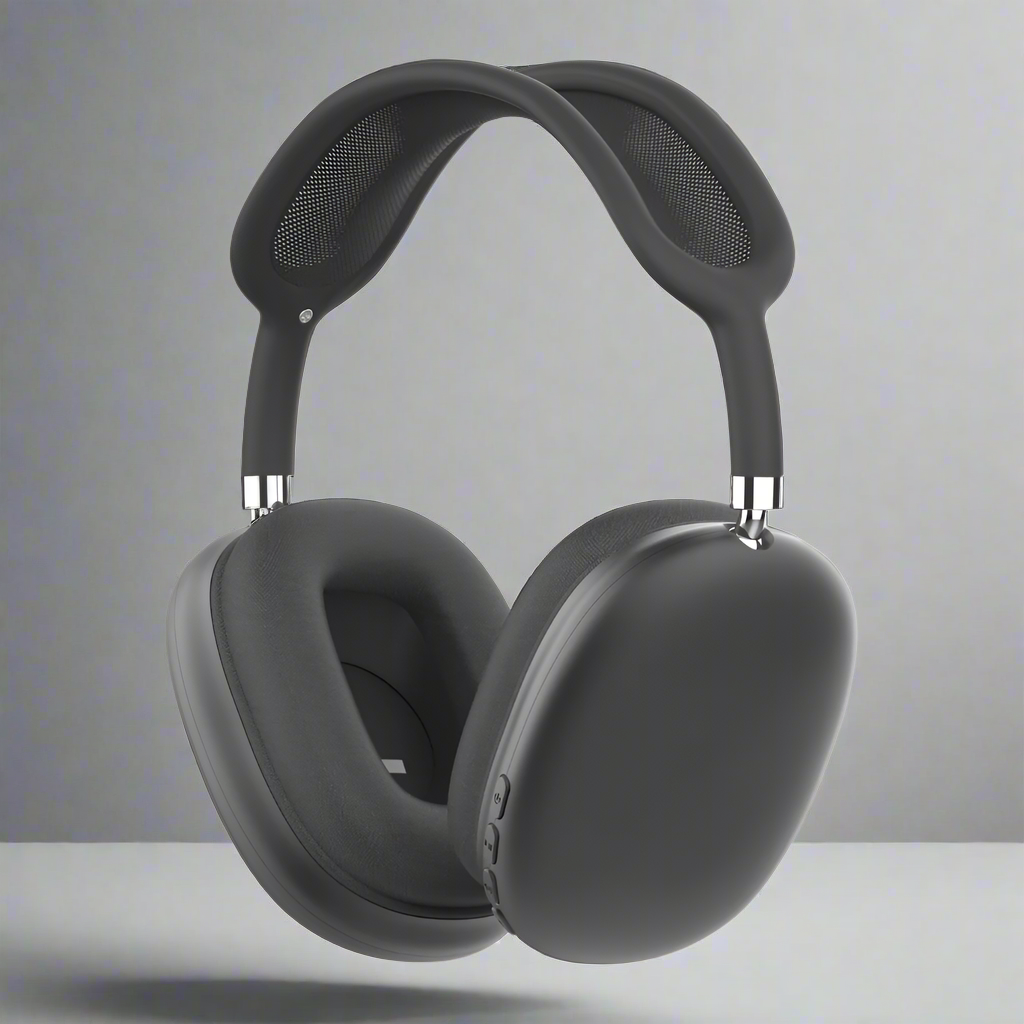 Trådlösa over-ear-hörlurar med brusreducering och bekväm passform