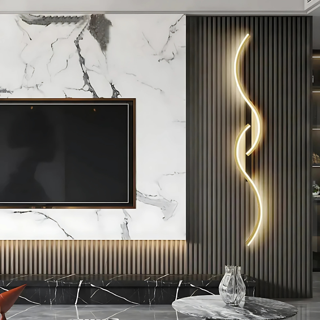 Moderne LED Væglampe med Justerbar Lysstyrke
