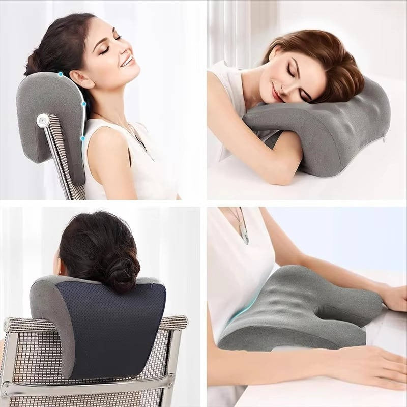 Ergonomisk Nakkestøttepude med Massage til Kontorstol