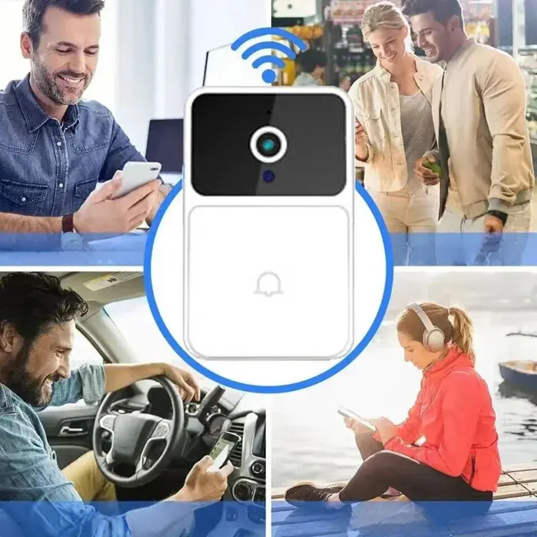 WLAN Video Dørklokke med To-vejs Lyd