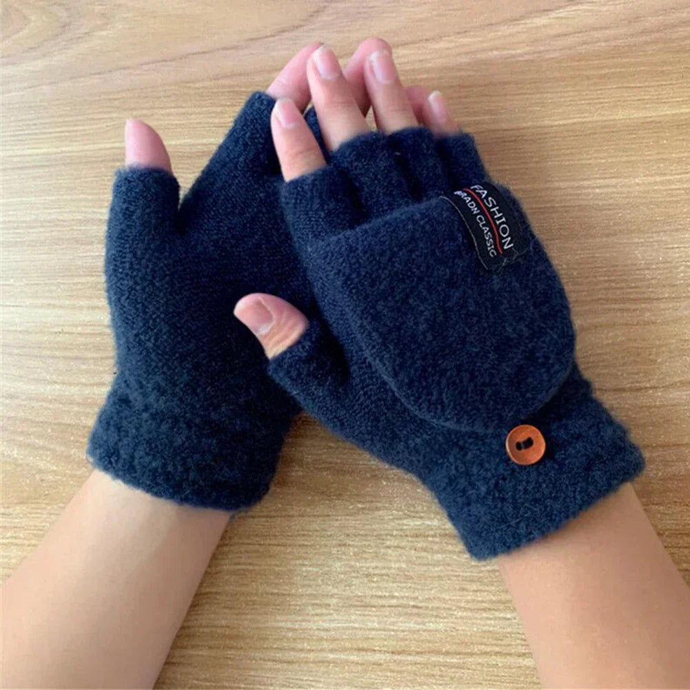 USB Värmehandskar | 3 Temperaturinställningar | Mjukt Stickat Material | Unisex Storlek