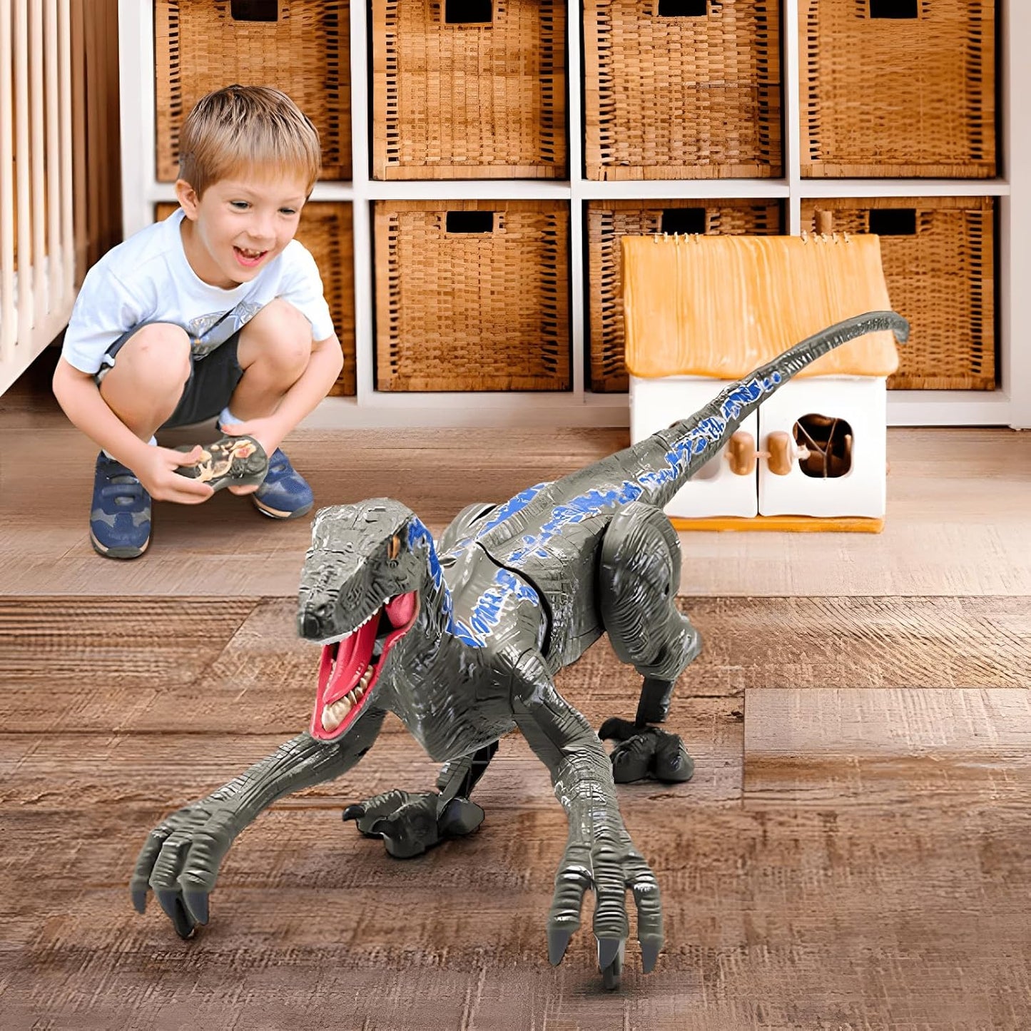 Fjernstyret Dinosaur Legetøj til Børn – Fantasifuld Leg