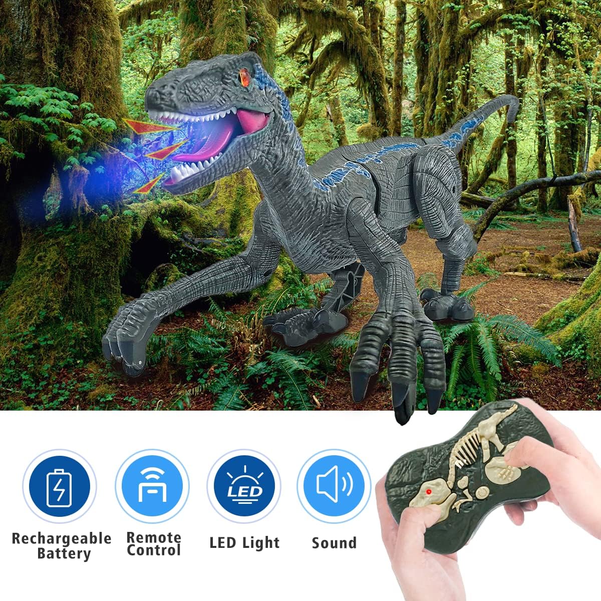 Fjernstyret Dinosaur Legetøj til Børn – Fantasifuld Leg