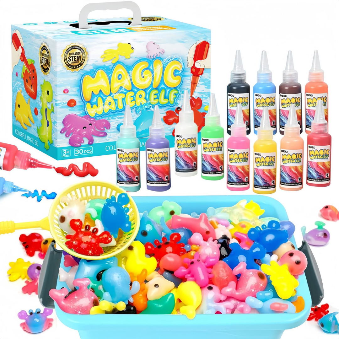 Kreativt Havdjurs-DIY-set för Barn – Lär dig och Lek med Aqua Gel