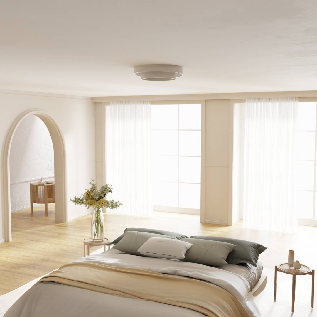 Moderne Loftlampe i Metal med Stilrent Design