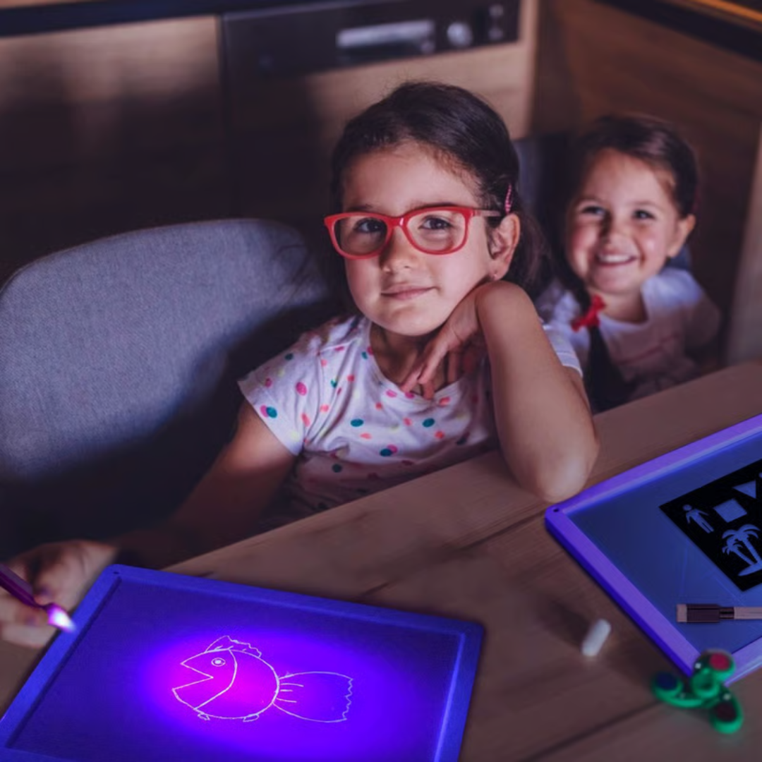 Barnvänlig LCD-ritplatta – Kreativitet utan kladd