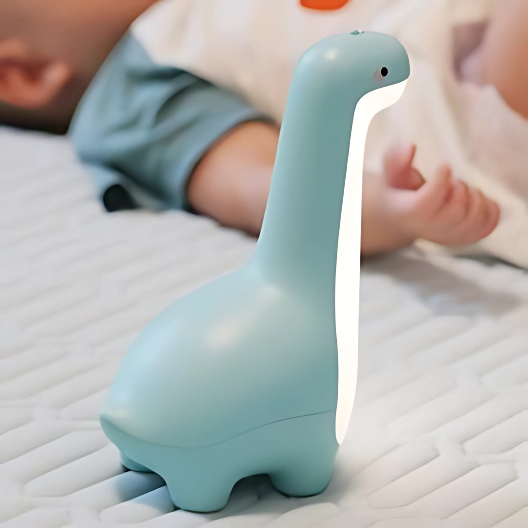 Sovetryghed: LED Natlampe Dinosaur til Børneværelse