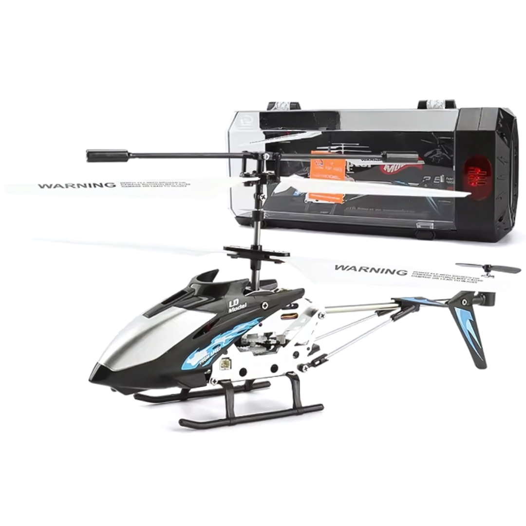 Minihelikopter med fjärrstyrning – Stabilitet och nöje