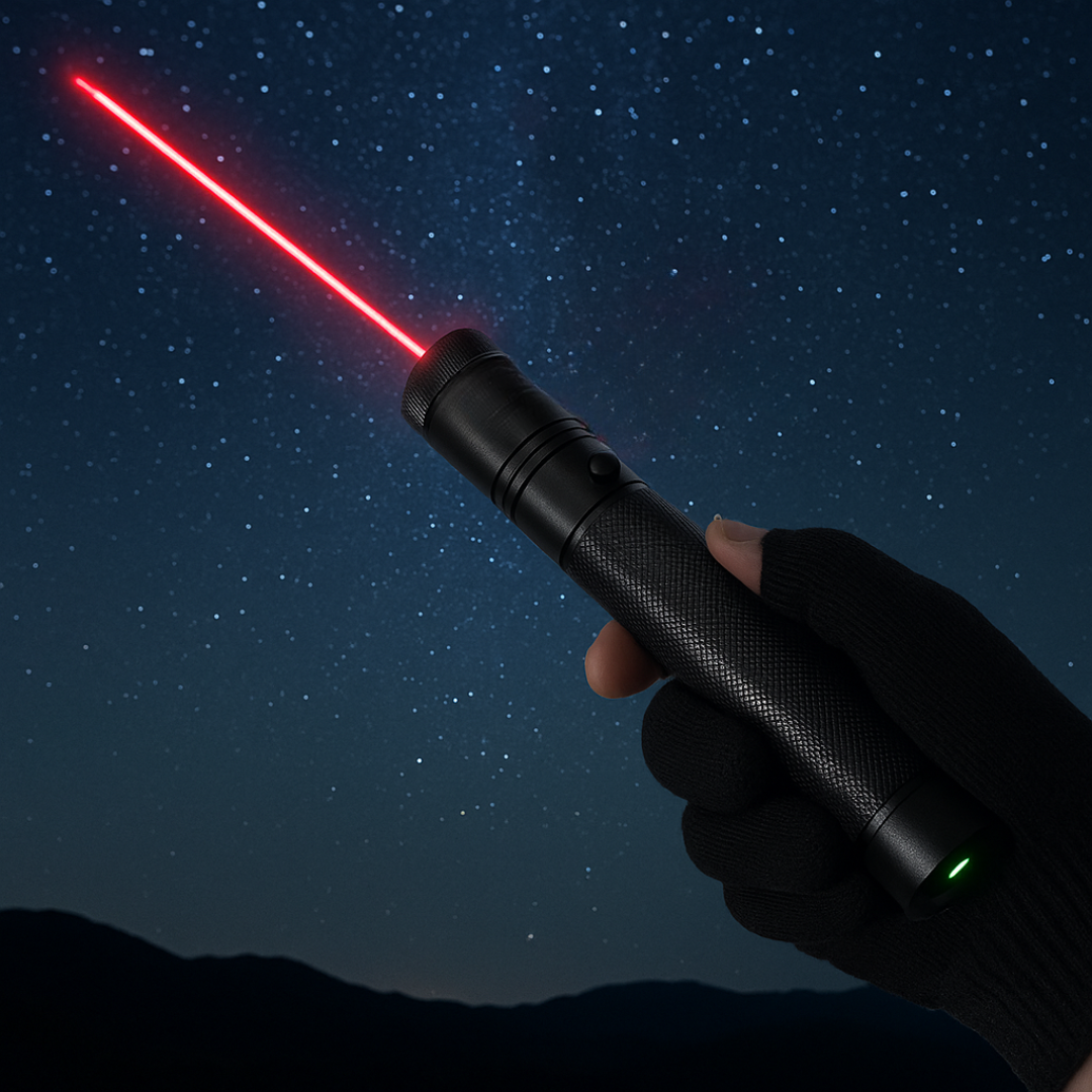 Kraftig Laserpointer med Genopladeligt Batteri til Udendørsbrug