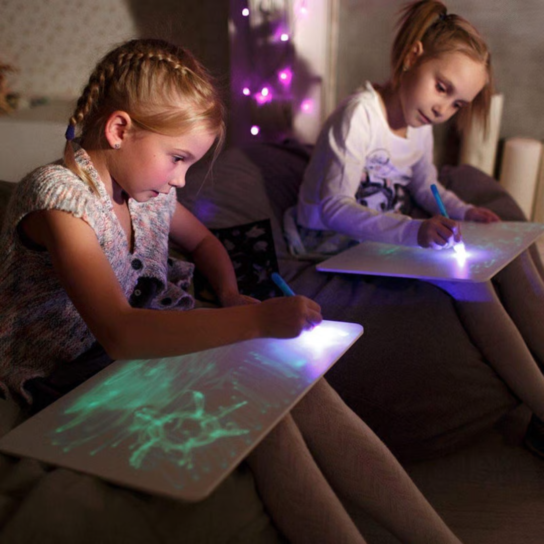 Barnvänlig LCD-ritplatta – Kreativitet utan kladd