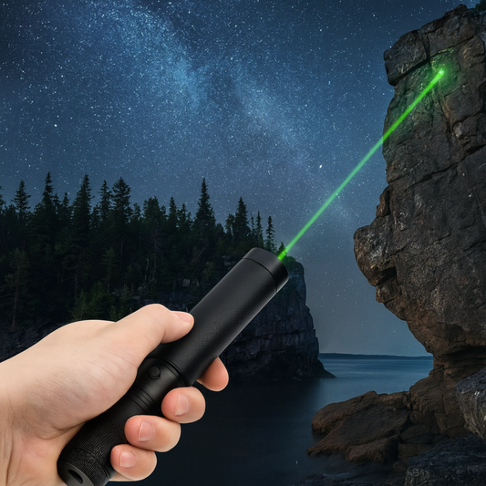 Kraftig Laserpointer med Genopladeligt Batteri til Udendørsbrug