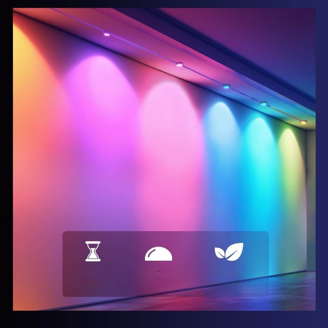 Udendørs RGBIC LED-lys: Smart styring og vejrbestandig