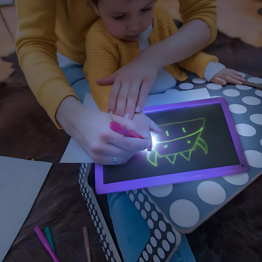 Barnvänlig LCD-ritplatta – Kreativitet utan kladd