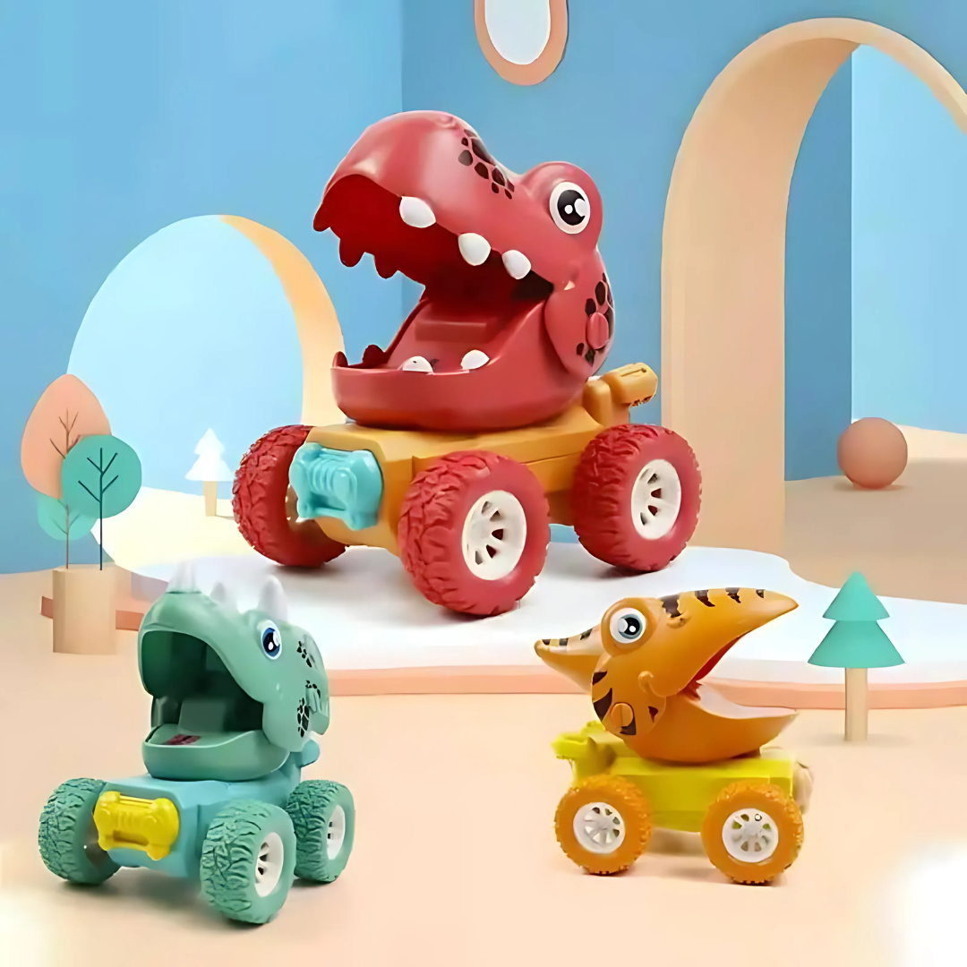 Dinosaur Monster Truck Set för Barn - Fantasifull Lek