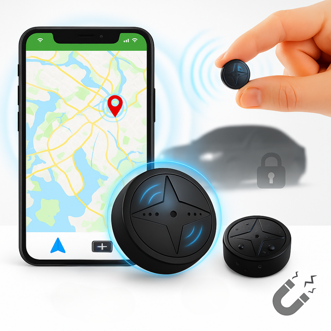 Effektiv GPS Tracker til Køretøjer med Magnetisk Montering
