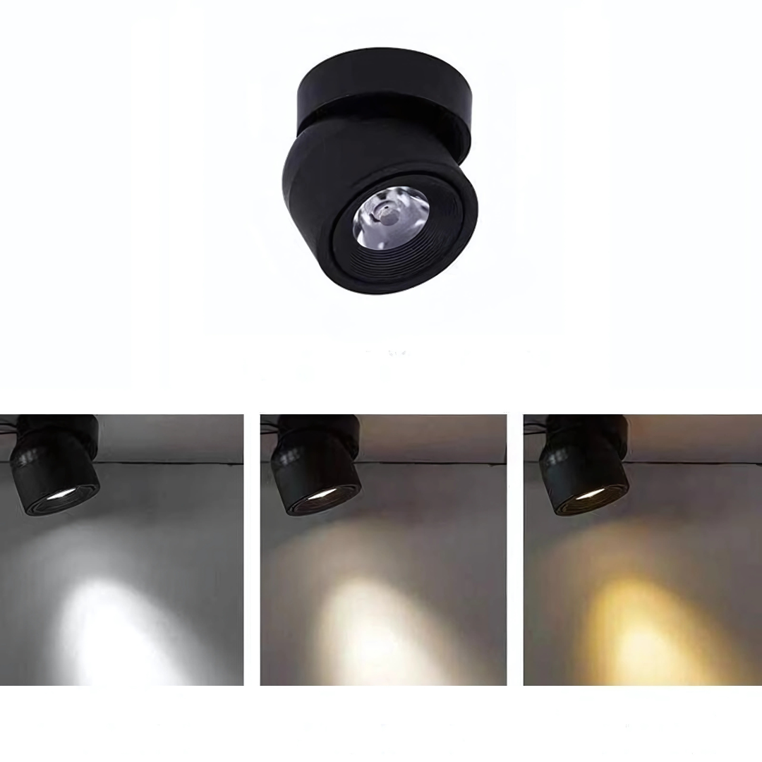 Justerbar LED Loftspot i Aluminium – Perfekt Lysstyring