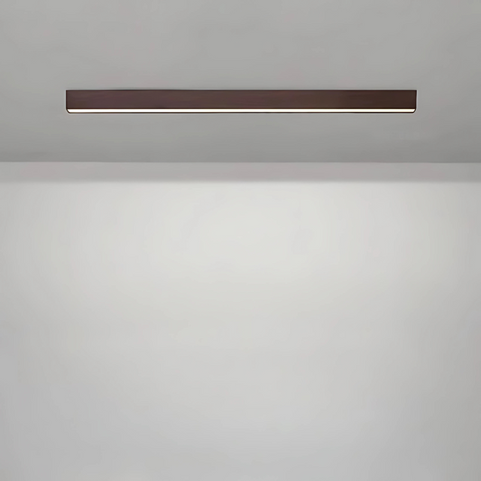 Moderne Loftlampe med Trælook og Energibesparende LED