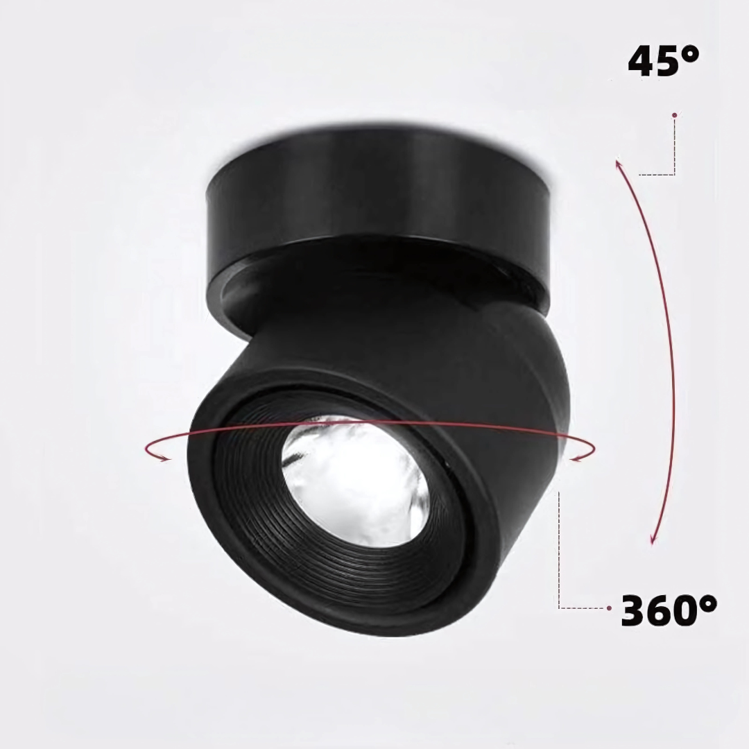 Justerbar LED Loftspot i Aluminium – Perfekt Lysstyring