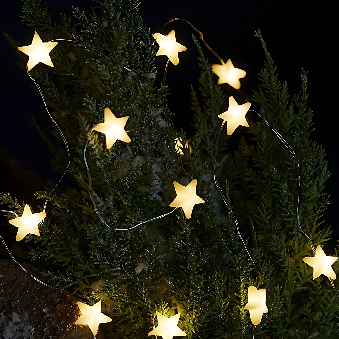 LED Stjernelys til Jul - Skab Magisk Stemning Inde & Ude