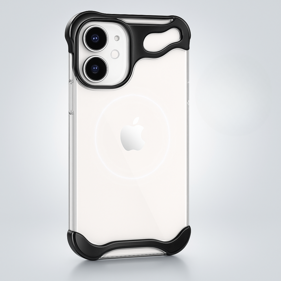 Smal smartphoneficka med minimalistisk design