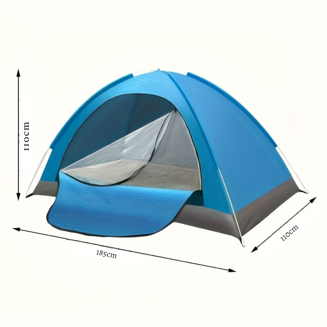 Snabbuppsättning Campingtält med Slitstark Nylon & Dragkedja