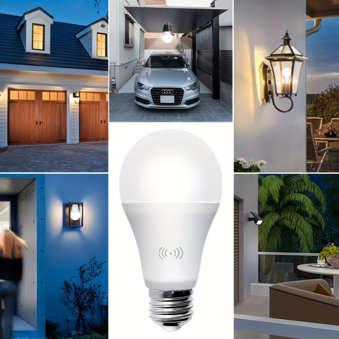 Energibesparende LED Sensorpære til Indendørs Sikkerhed
