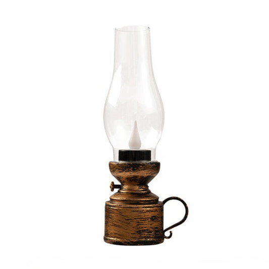 Vintage LED Bordlampe – Skab Hygge og Nostalgisk Stemning