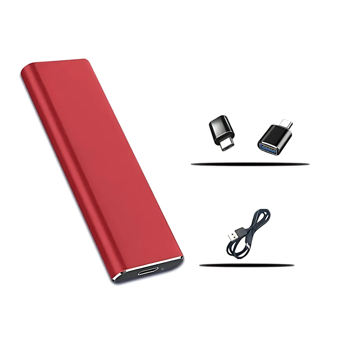Bærbar Ekstern SSD - Lynhurtig USB 3.1 Type-C, 4TB