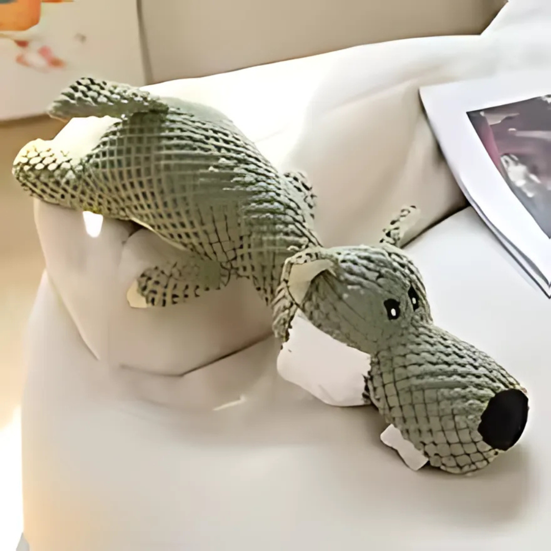 Slitstark hund Tuggleksak i mjuk plysch - för hälsosam tuggning