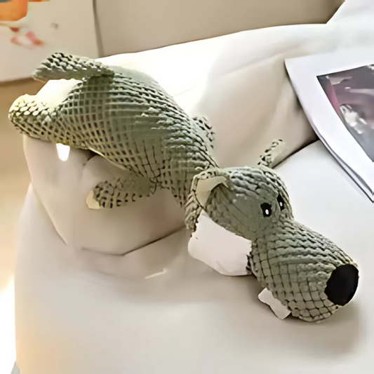 Slitstark hund Tuggleksak i mjuk plysch - för hälsosam tuggning