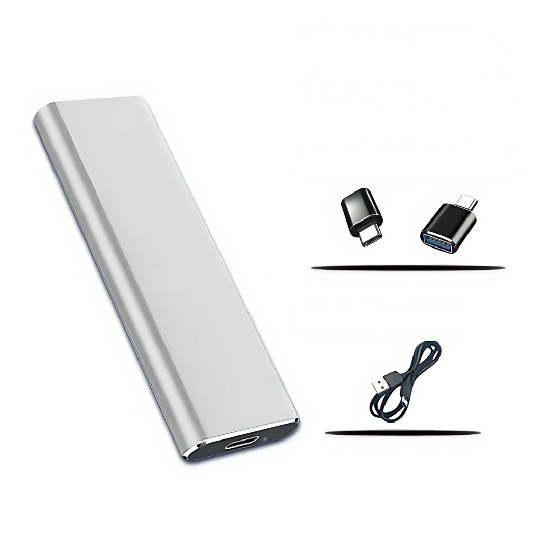 Bærbar Ekstern SSD - Lynhurtig USB 3.1 Type-C, 4TB