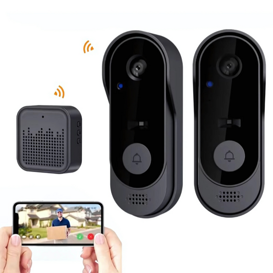 Trådløs Video-Dørklokke med To-Vejs Audio og WLAN