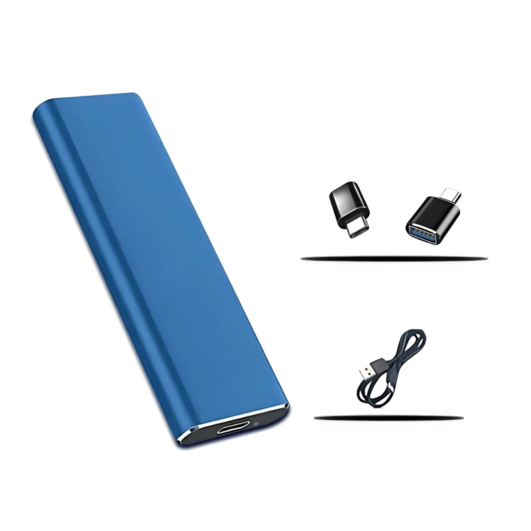 Bærbar Ekstern SSD - Lynhurtig USB 3.1 Type-C, 4TB