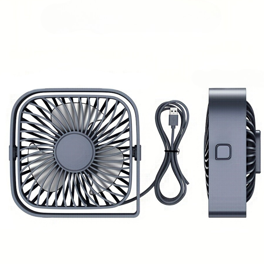 Støjsvag USB Bordventilator med 360° Rotation