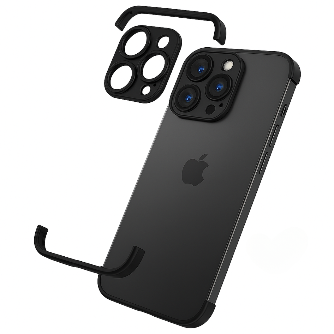 Slankt och minimalistiskt metallskydd för smartphone