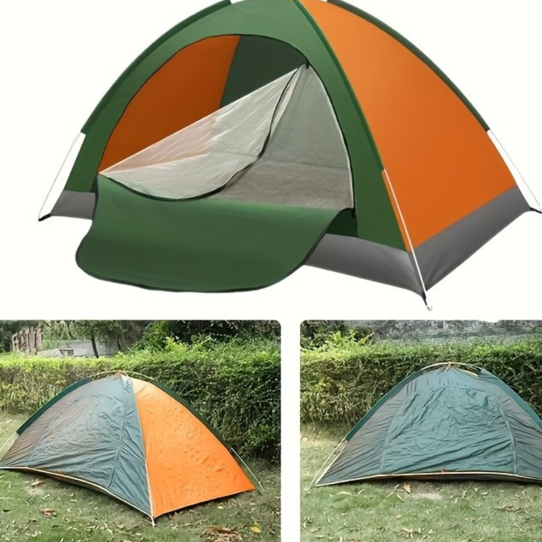 Snabbuppsättning Campingtält med Slitstark Nylon & Dragkedja