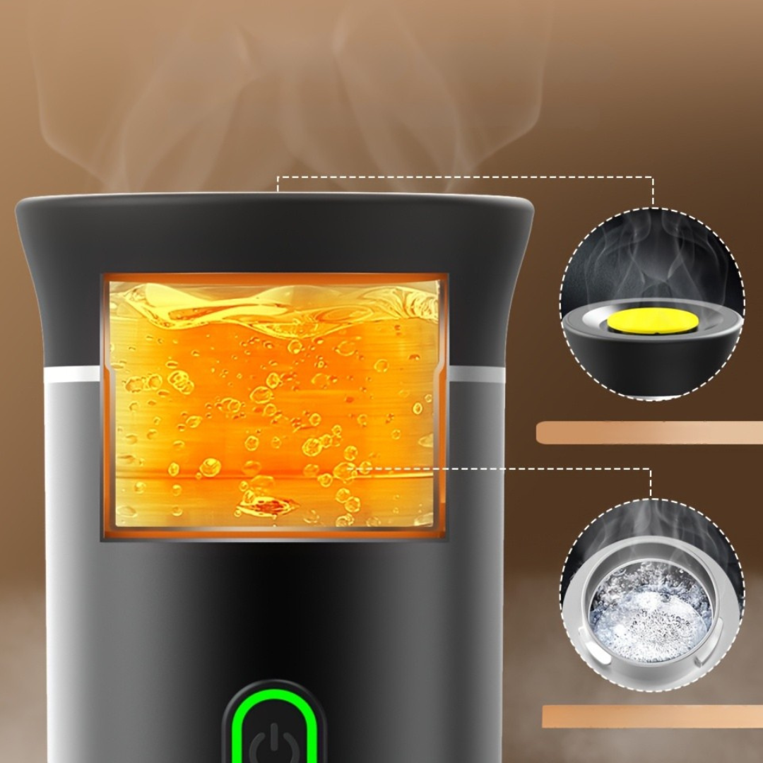 Bærbar Elektrisk Kaffemaskine med USB Opladning til Rejsen