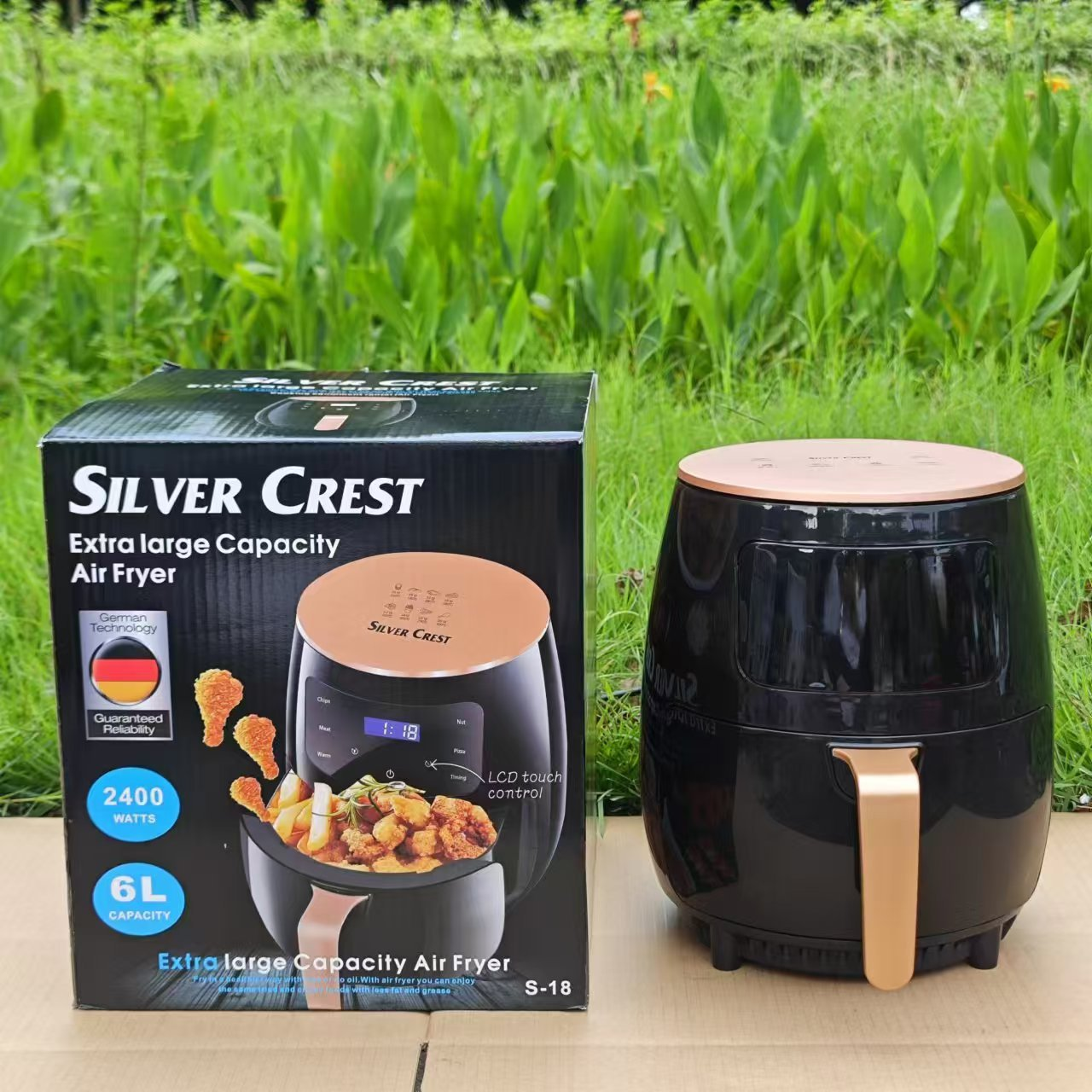 Stor Digital Airfryer 6L - Hälsosammare Matlagning Snabbt & Enkelt