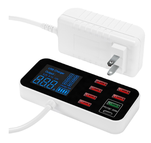 Eindhoven Multi-USB-laddare – Snabbladdningsadapter