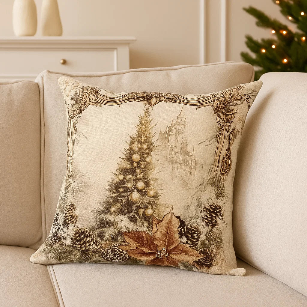 Julkuddöverdrag med Eleganta Motiv för Soffa & Sängar