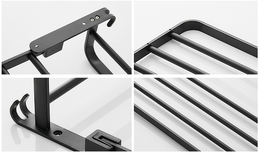 Easy Organizer Bathroom Aluminium Foldbar Håndklædeholder