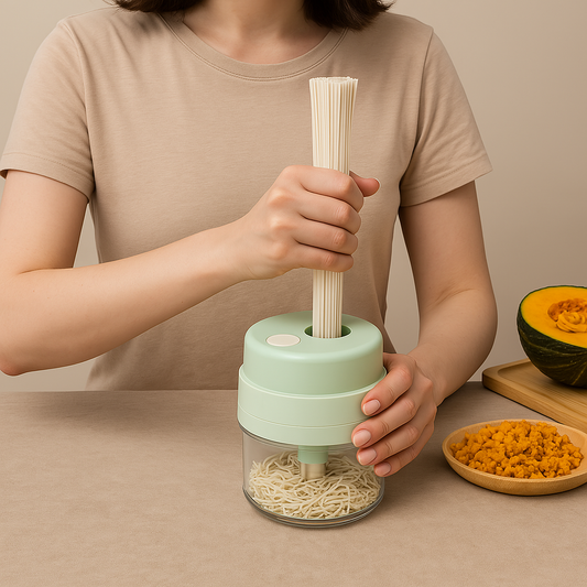 2i1 Bærbar Grøntsagsslicer Blender