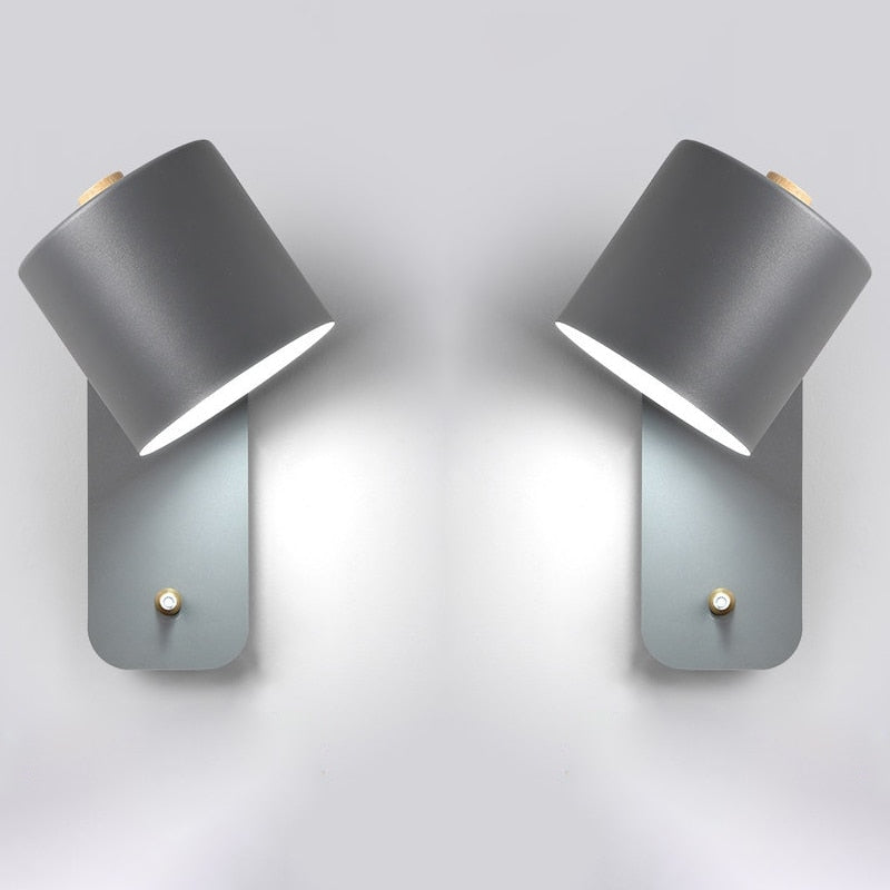 Moderne Væglamper i Metal med Energibesparende LED